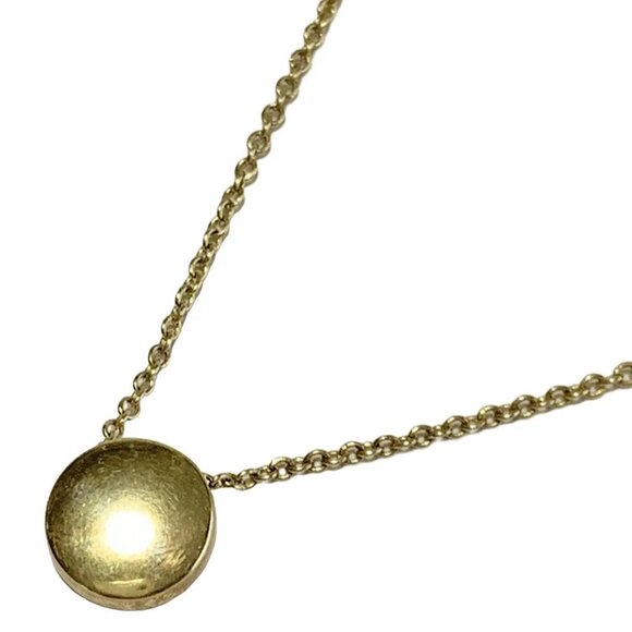 Auth COACH - Gold Light Pink Hardware Rhinestones Necklace - Picture 3 of 4